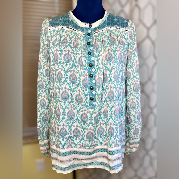 EUC Spell & the Gypsy Collective Sage Oracle Blouse - Picture 3 of 17